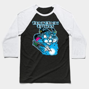 Black Magic Tattoo Cat Baseball T-Shirt